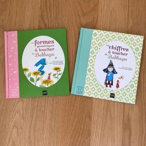 Les formes géométriques & Les chiffres à toucher de Balthazar. Montessori